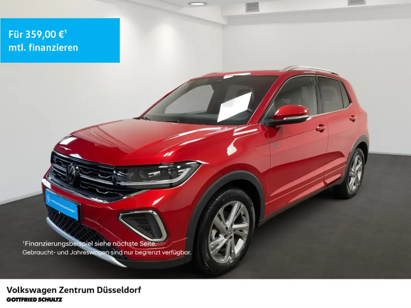 Volkswagen T-Cross R-Line 1.5 TSI DSG Rückfahrkamera Rot - 1