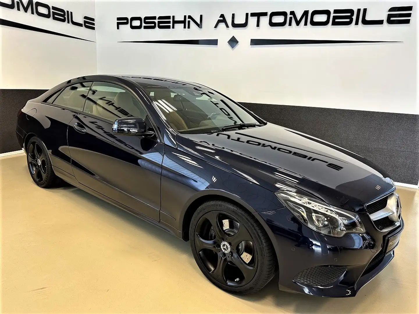Mercedes-Benz E 200 CGI 7G Coupé LED Leder Navi Blu/Azzurro - 1