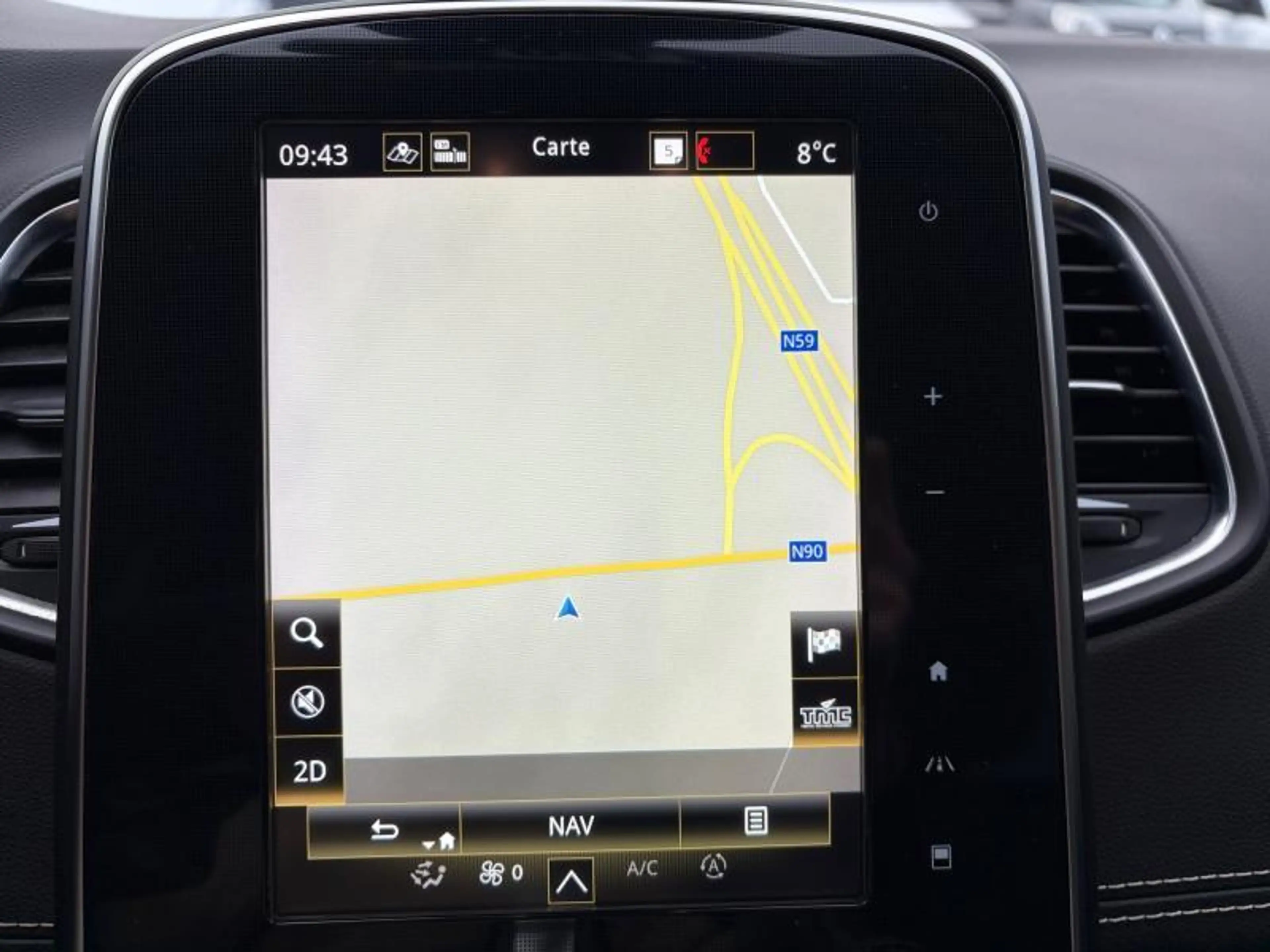 Renault Grand Scenic 1.7dCi 120cv 7pl gris 06/20 Airco GPS Bluetooth 1. — photo 9