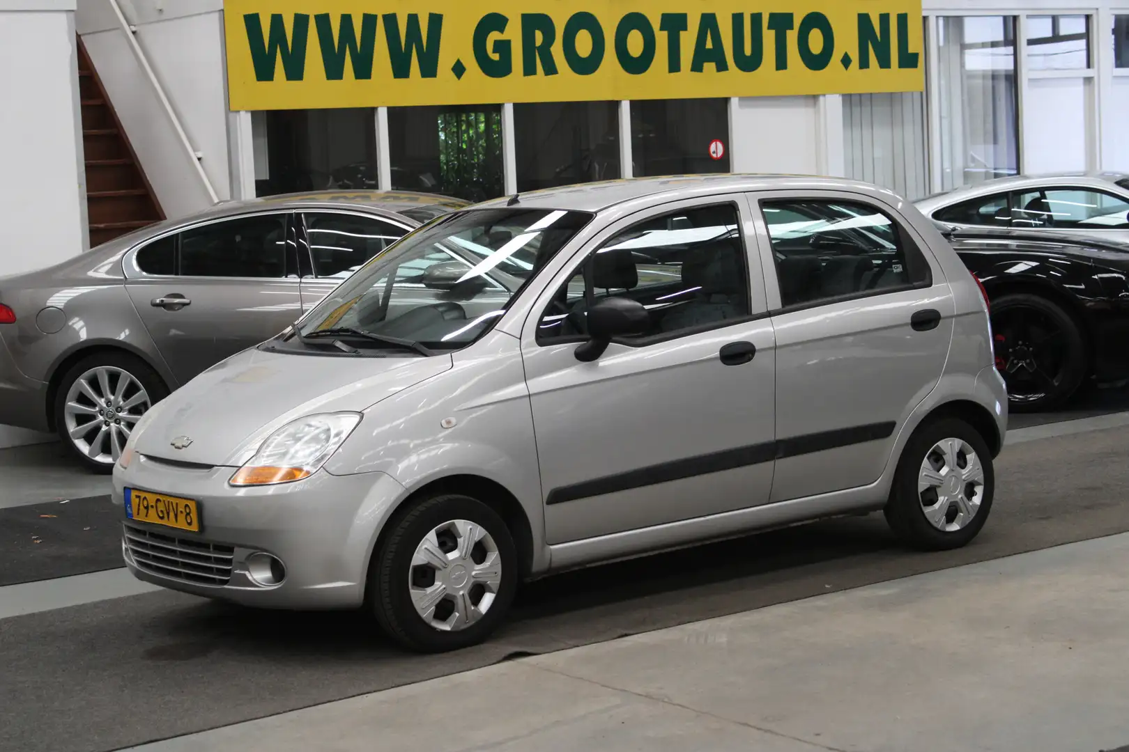 Chevrolet Matiz 0.8 Spirit Airco, Stuurbekrachtiging Gris - 1