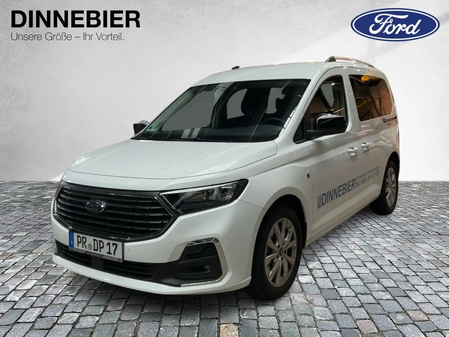 Ford Tourneo Connect (L1) Titanium 84 kW Blanc - 2