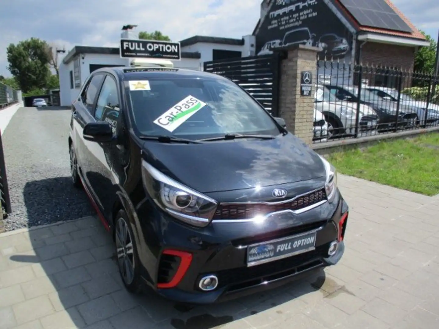 Kia Picanto 1.0i GT Line BLACK EDITION FULL OPTION NAVI LEDER Schwarz - 1