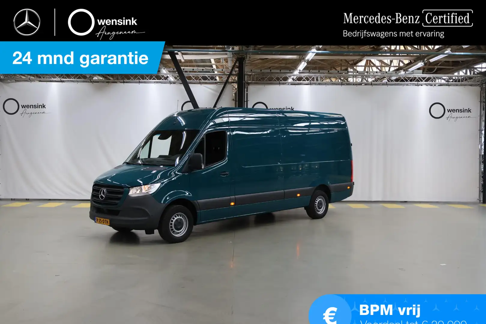 Mercedes-Benz Sprinter 315 CDI Aut. | L3 H2 | Navigatie | 2 Comfortstoele Green - 1