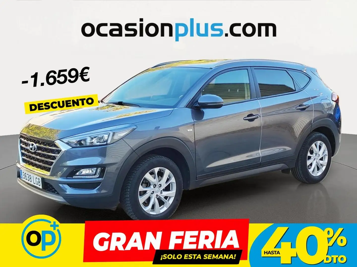 Hyundai TUCSON 1.6CRDI 48V SLE 4x2 Gris - 1