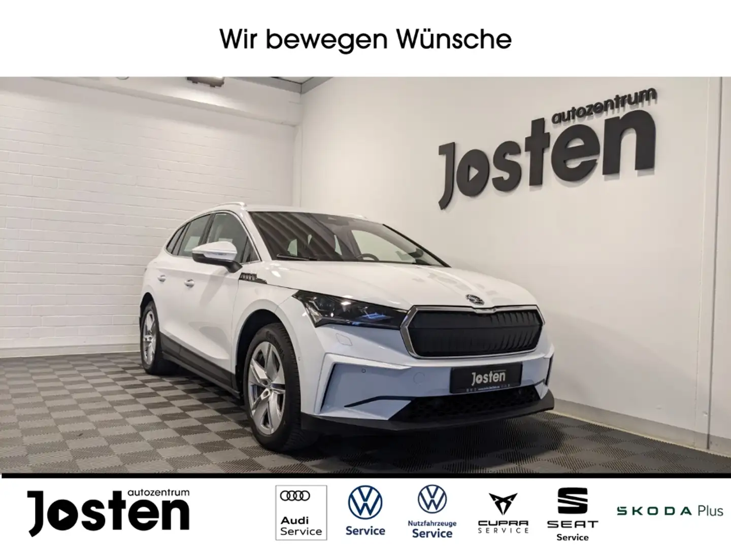Skoda Enyaq Loft 80 MTRX Wärmepume SHZ DAB CarPlay KAM Weiß - 1