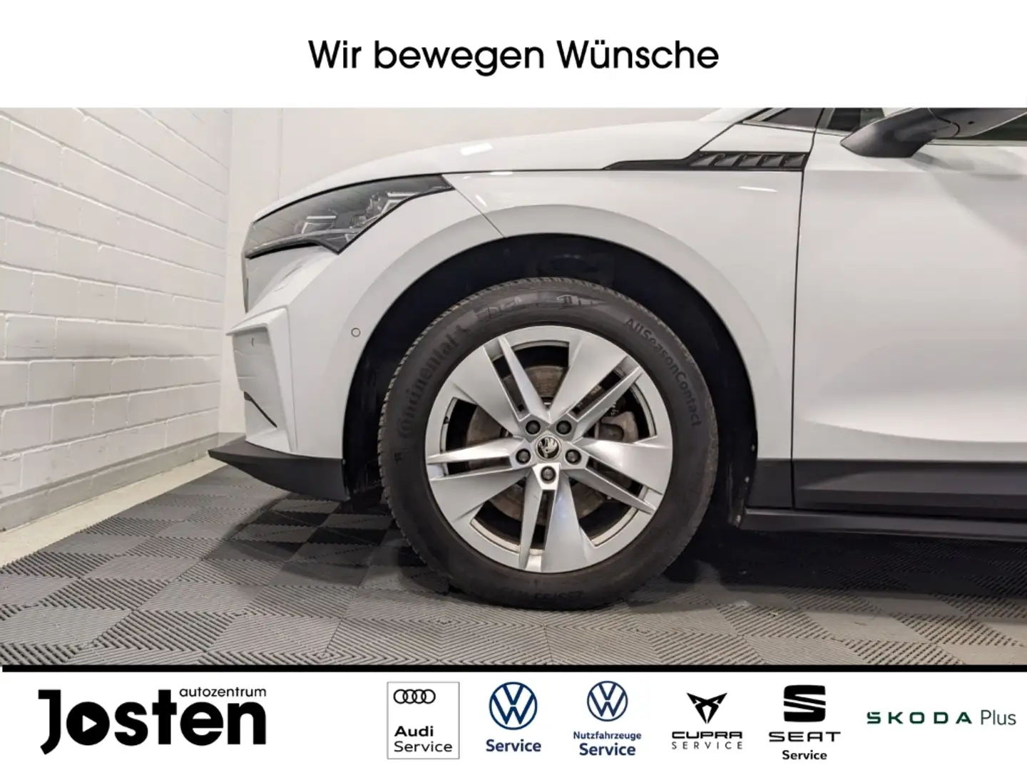 Skoda Enyaq Loft 80 MTRX Wärmepume SHZ DAB CarPlay KAM Weiß - 2