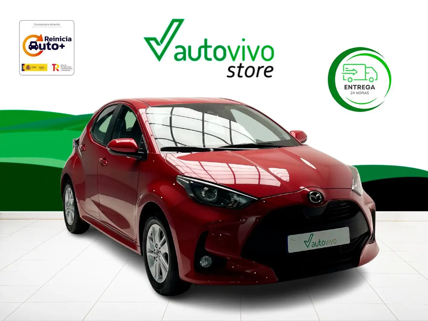 Mazda 2 AGILE 1.5 HEV CVT 116 CV 5P Rojo - 1
