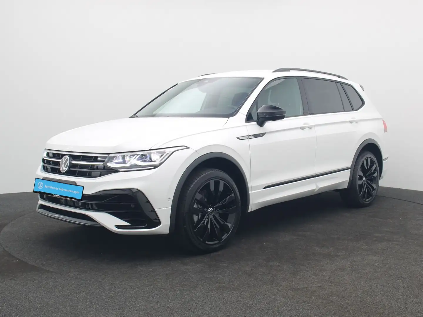 Volkswagen Tiguan Allspace R-Line Black 2.0TDI 4M DSG / AHK Weiß - 2