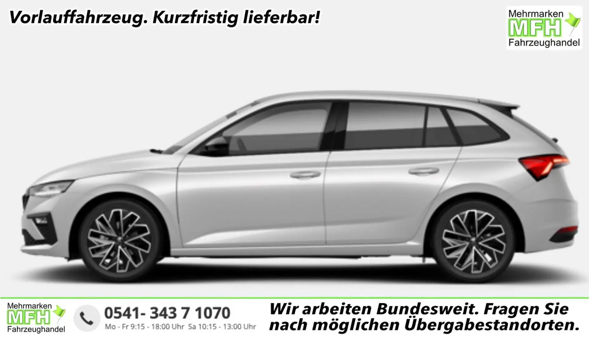 Skoda Scala Selection DSG Dynamic Pano ACC SideA Kam Kessy ... Weiß - 1