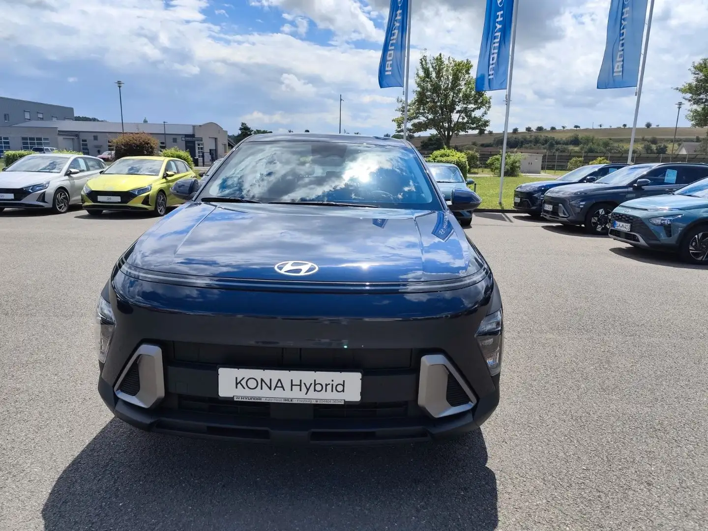Hyundai KONA 1.6 GDi Hybrid Select DCT Funktionspaket Blau - 2