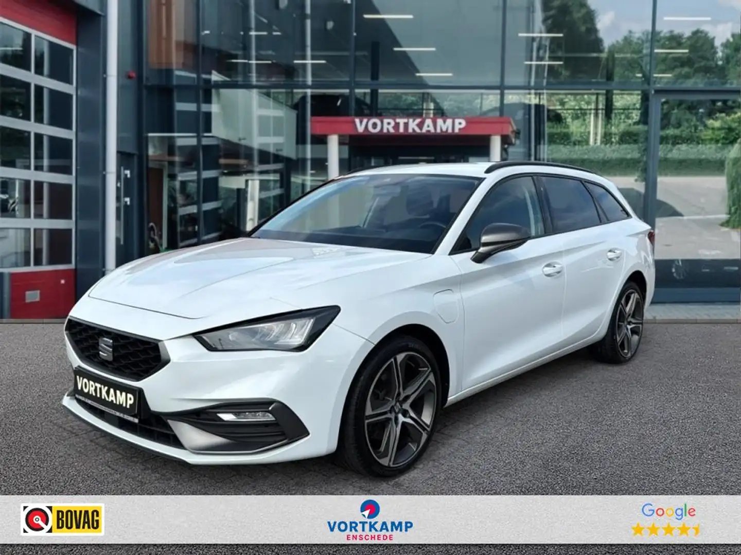 SEAT Leon 1.4 TSI DSG FR E-HYBRID TREKHAAK/NAVI/CARPLAY/PDC/ Wit - 1