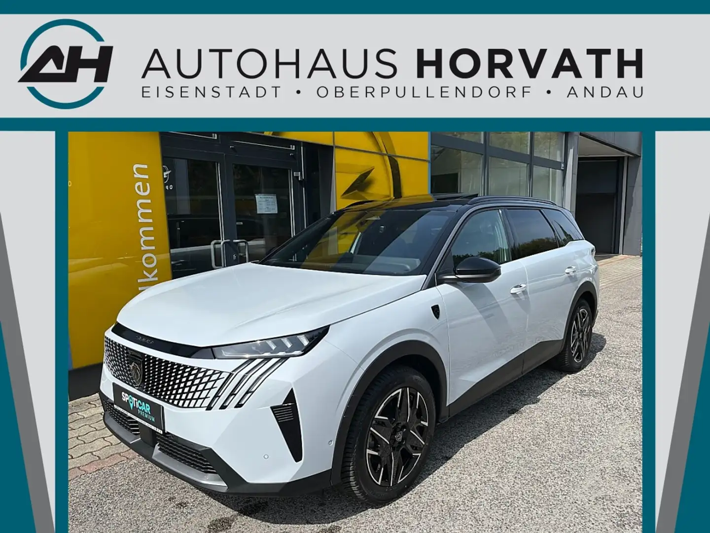 Peugeot 5008 mHEV 145 e-DCS6 GT Aut.!ACC,PANO,MATRIX,KAMERA,... Weiß - 1