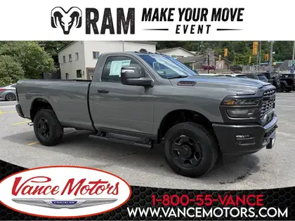 Gray 2026 RAM 2500 Pickup Truck Four-Wheel Drive Automatic
