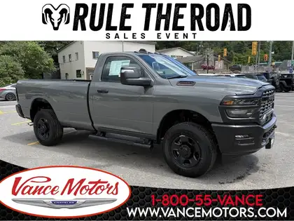 Gray 2026 RAM 2500 Pickup Truck Four-Wheel Drive Automatic
