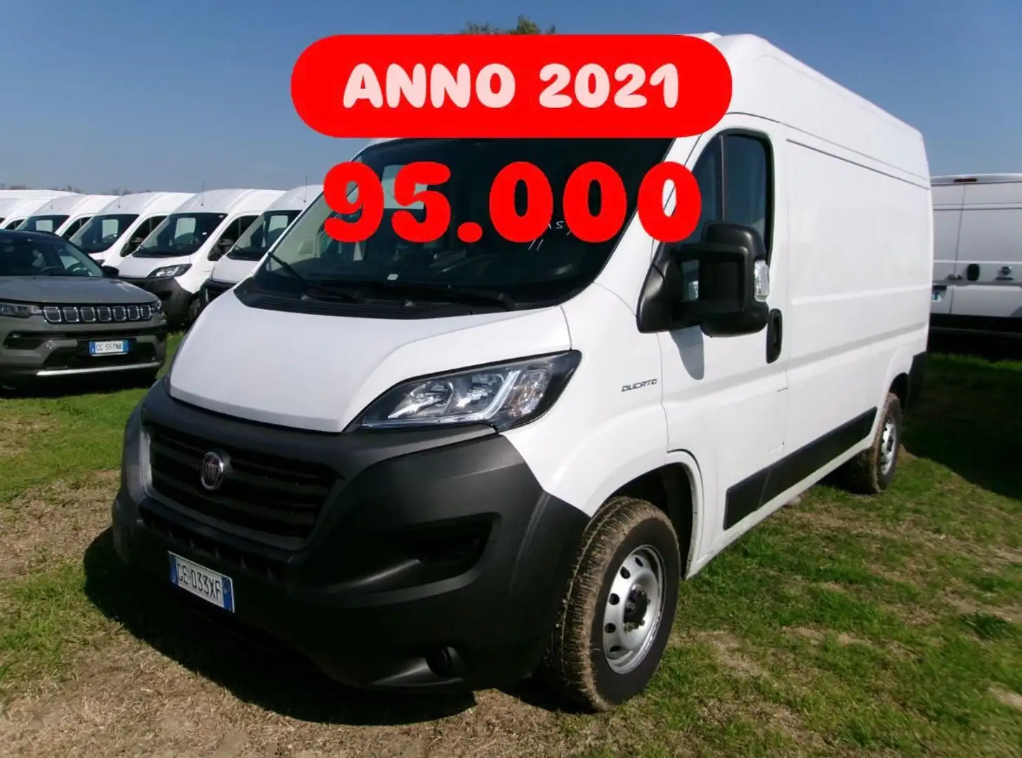 Fiat Ducato 2.3mjt 140cv L2H2 FURGONE Km 95.000 Bianco - 1