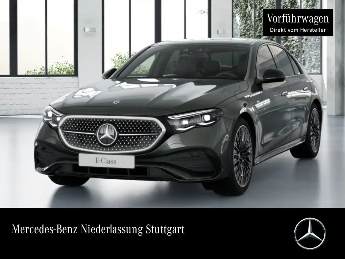 Mercedes-Benz E 300 e Hybrid Edition AMG-Line Fahrass 360° Pano Grijs - 1
