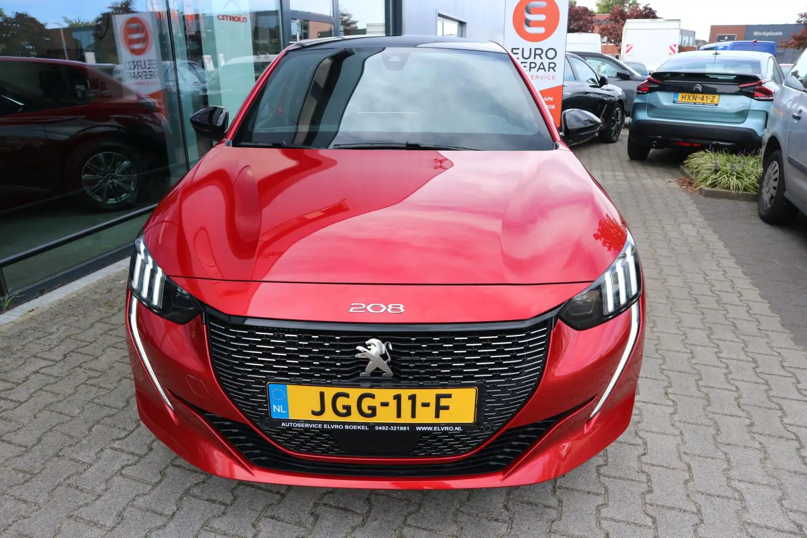Peugeot 208 1.2 PureTech GT-Line Pack AUTOMAAT KEYLESS NAVI CA Rouge - 2