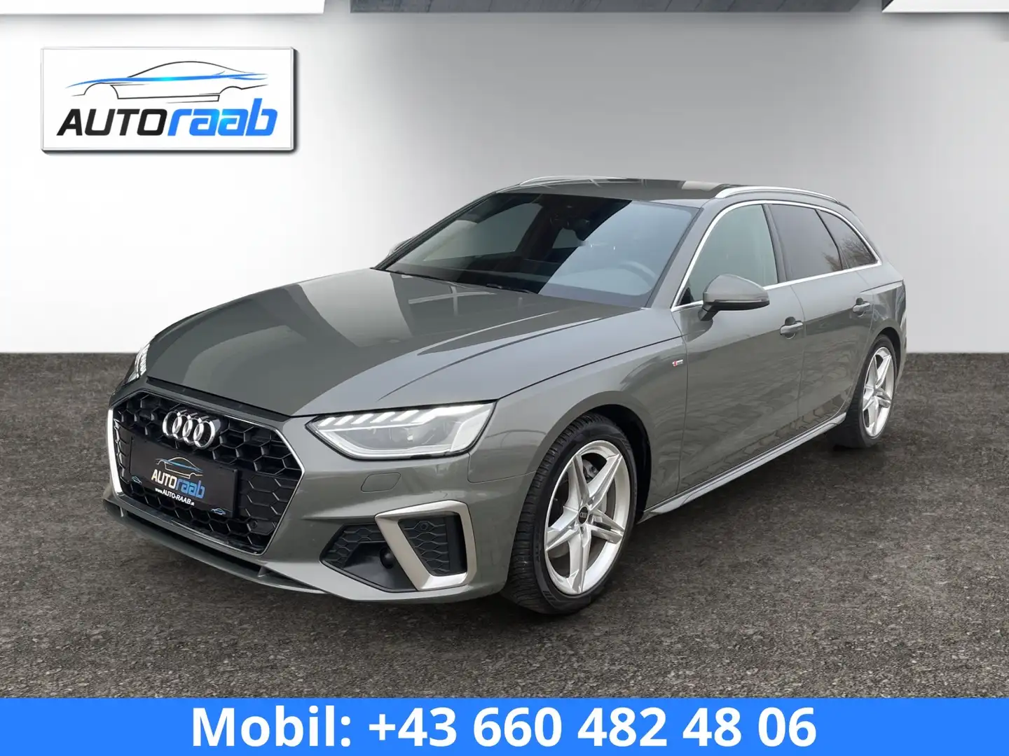 Audi A4 40 TDI quattro S-tronic*S-line*VIRTUAL*LED*RFK*APP Grau - 1