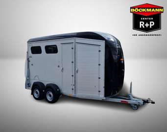 Portax L SR Schwarz 2-Pferdeanhänger