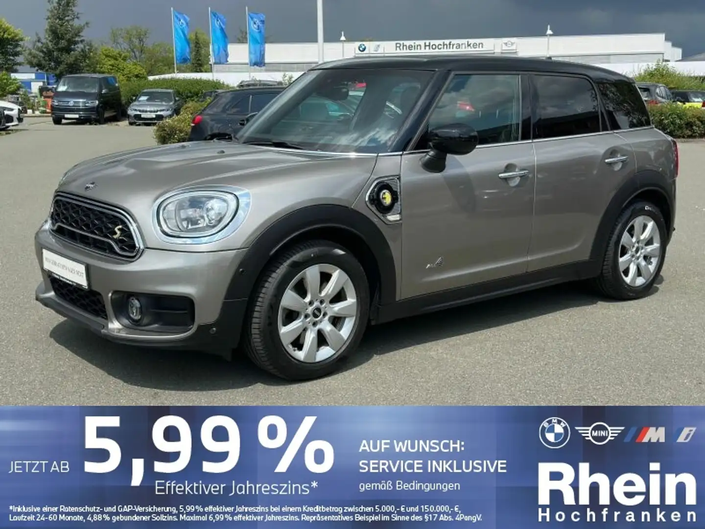 MINI Cooper SE Countryman Cooper SE PHEV Countryman LED NAVI RFK PANO Argintiu - 1