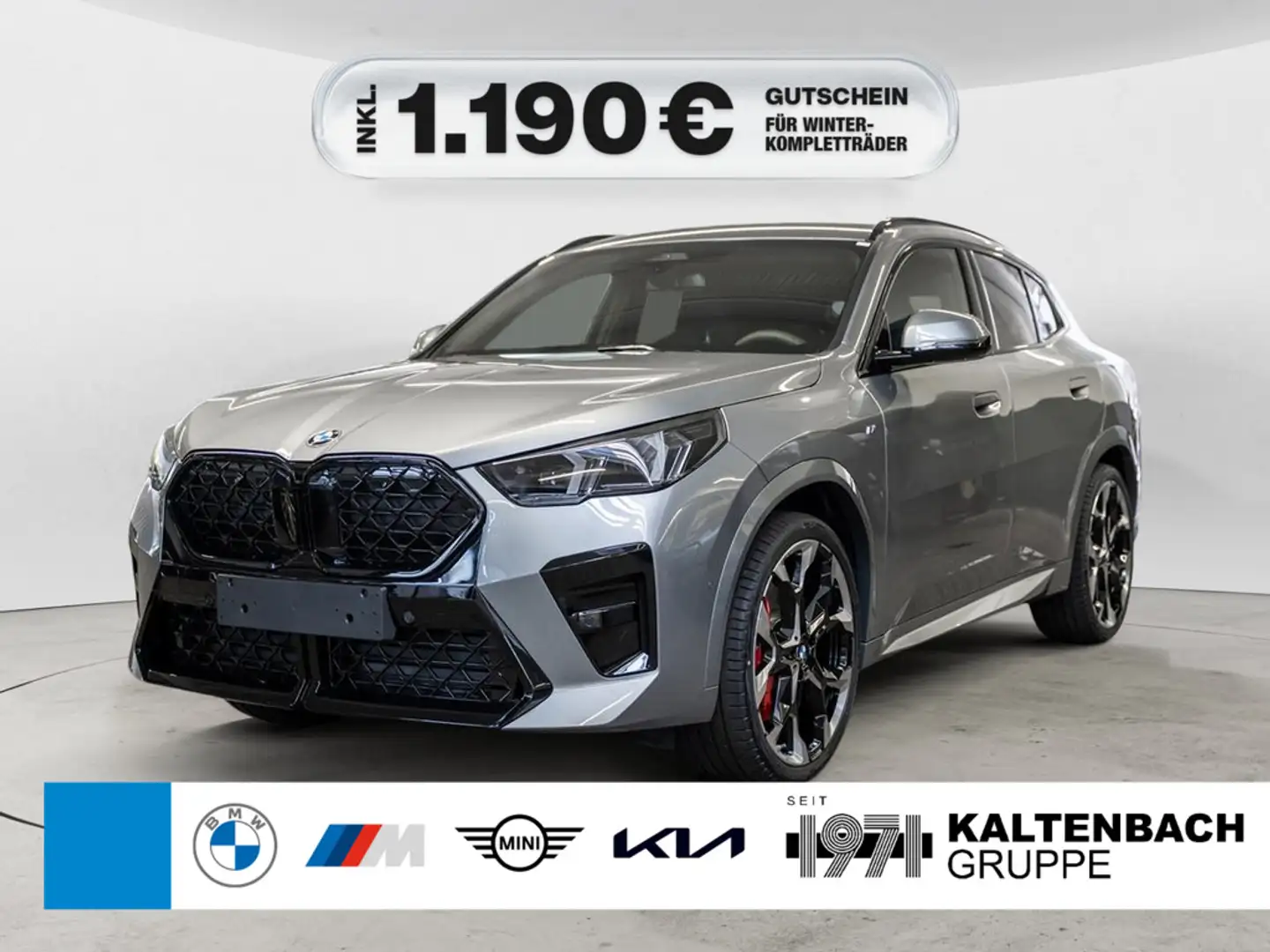 BMW X2 sDrive 20i M-Sport Pro LED AHK NAVI H/K Grijs - 1