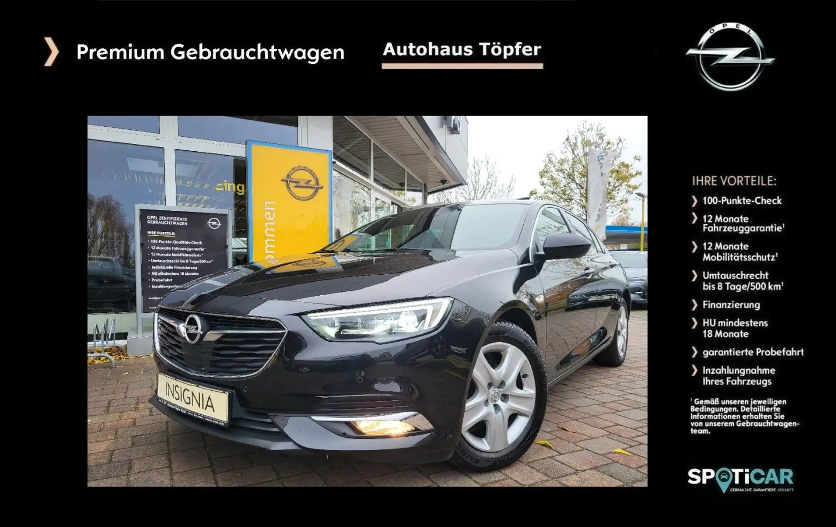 Opel Insignia B Grand Sport  Premium"Innovation"1Hand Nero - 1