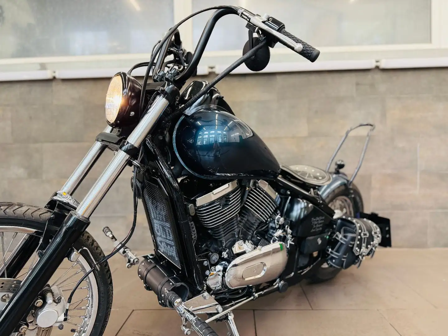 Kawasaki VN 800 SCHÖNER BOBBER UMBAU Blau - 2