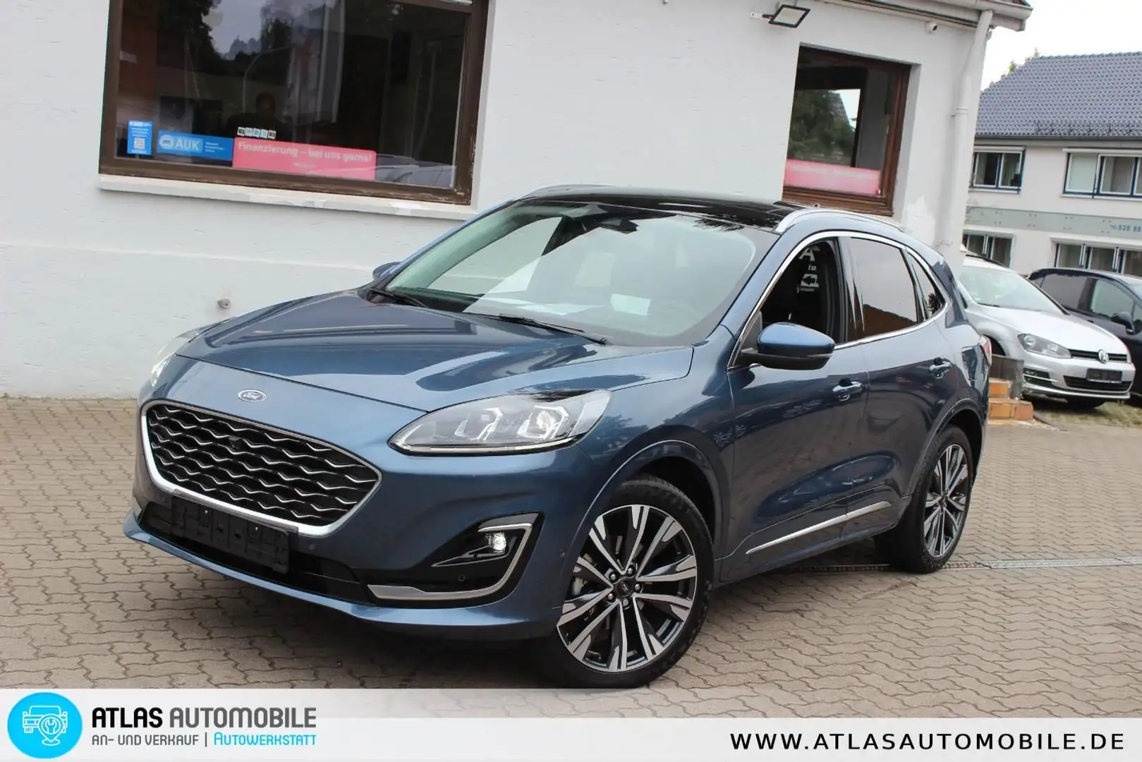 Ford Kuga Vignale 2.0 EcoBlue Auto 4WD PANO=LEDER=LED Blau - 1