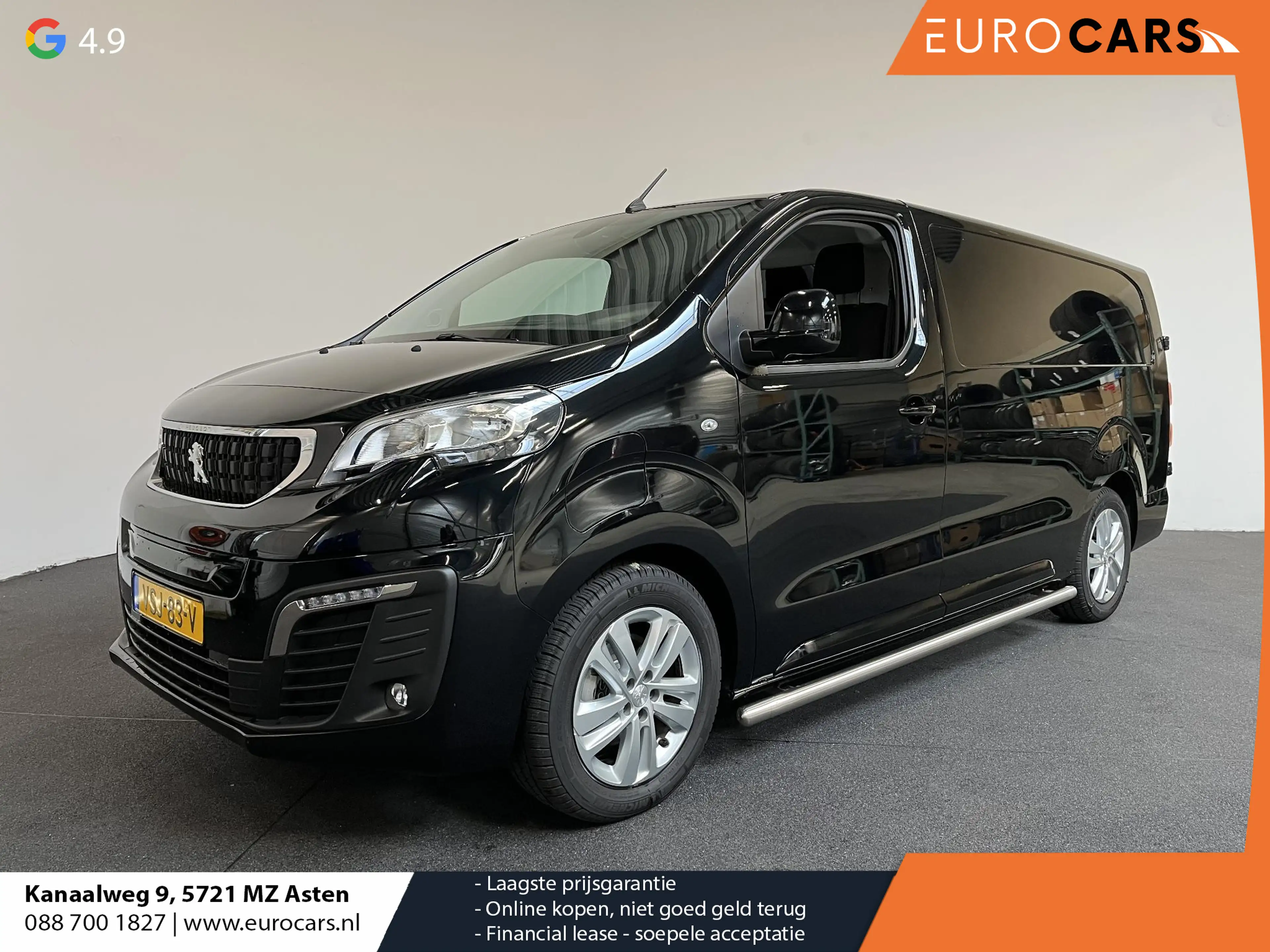 Peugeot e-Expert Long Premium 75 kWh 3-zits Automaat Airco Navigati