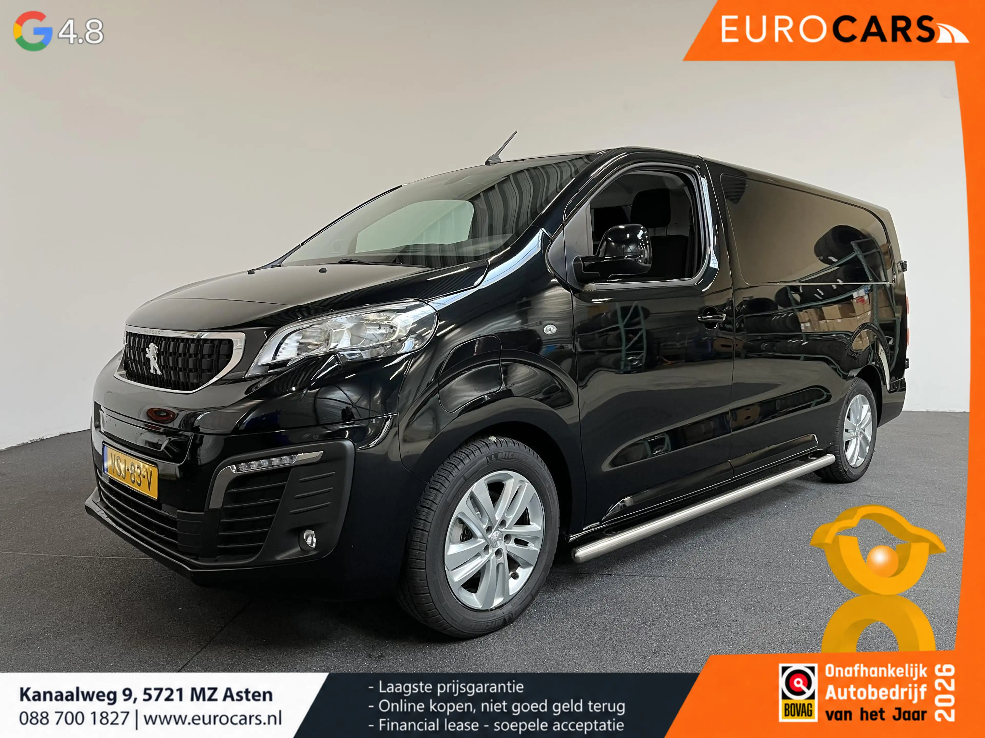 Peugeot e-Expert Long Premium 75 kWh 3-zits Automaat Airco Navigati