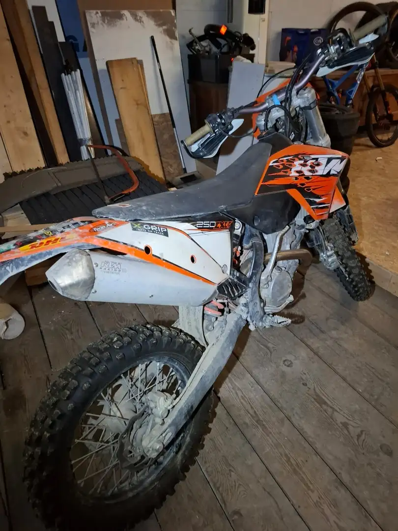 KTM 250 EXC Nur 66 Betriebsstunden. Oranje - 2
