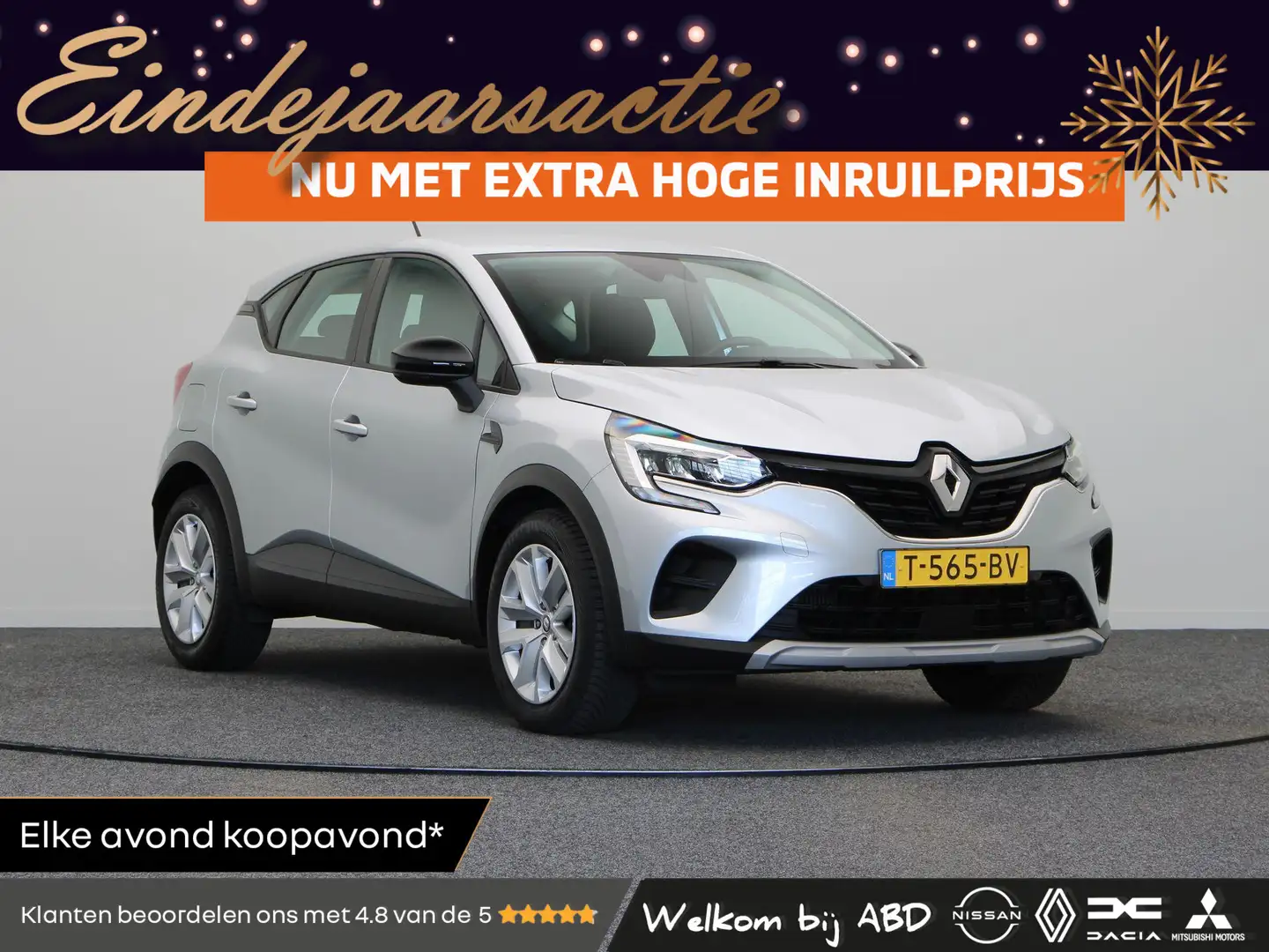 Renault Captur 1.0 TCe 90 evolution | Navigatie | Parkeersensoren Grijs - 1