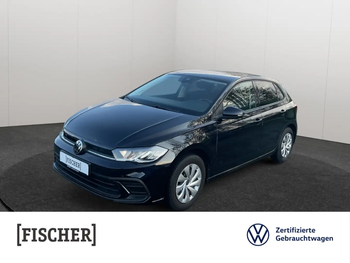 Volkswagen Polo 1.0TSI DSG Life Navi LED SHZ DAB Zwart - 1