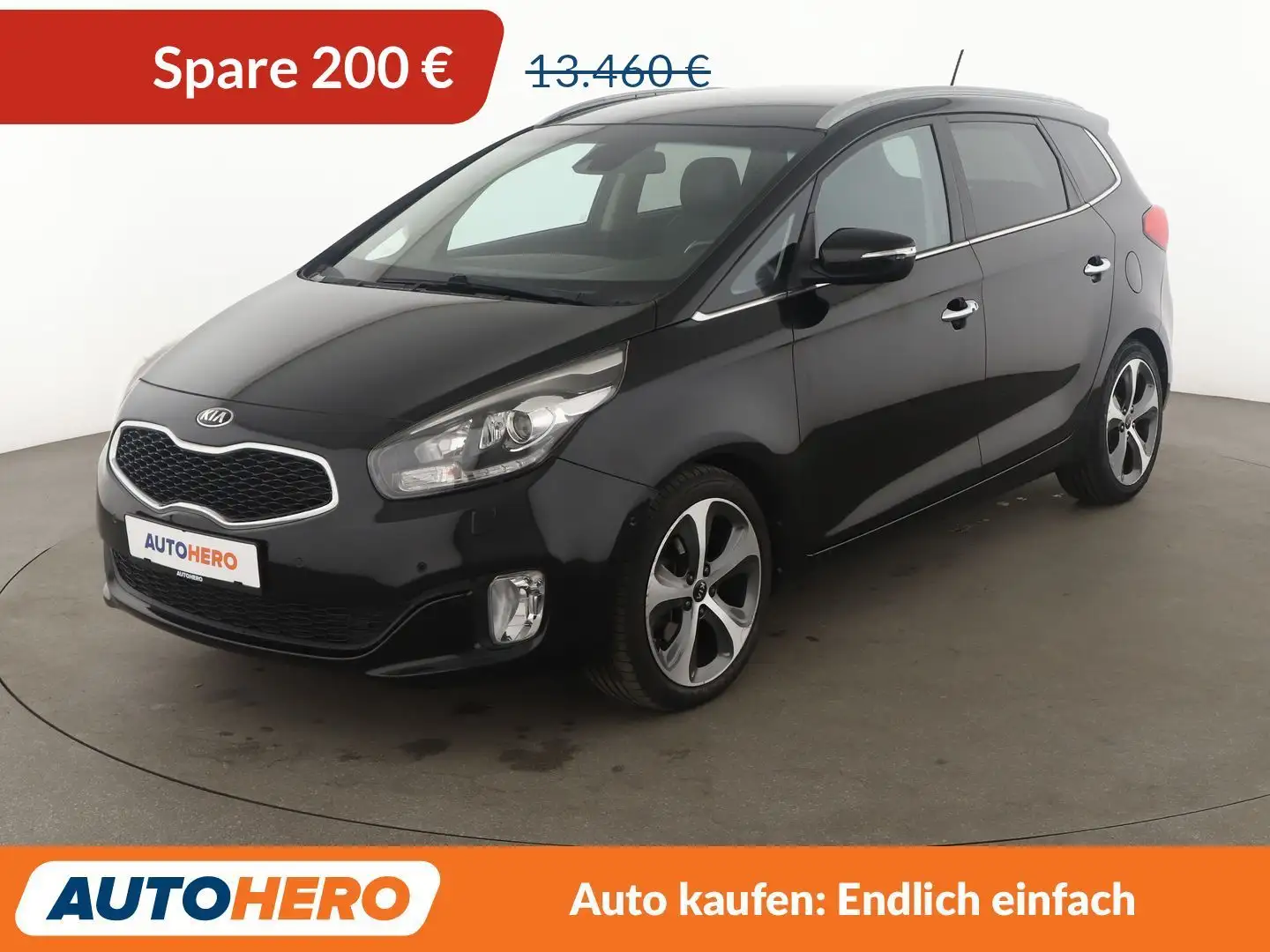 Kia Carens 1.7 CRDi Spirit*NAVI*TEMPO*CAM*PDC*SHZ*KLIMA* Schwarz - 1