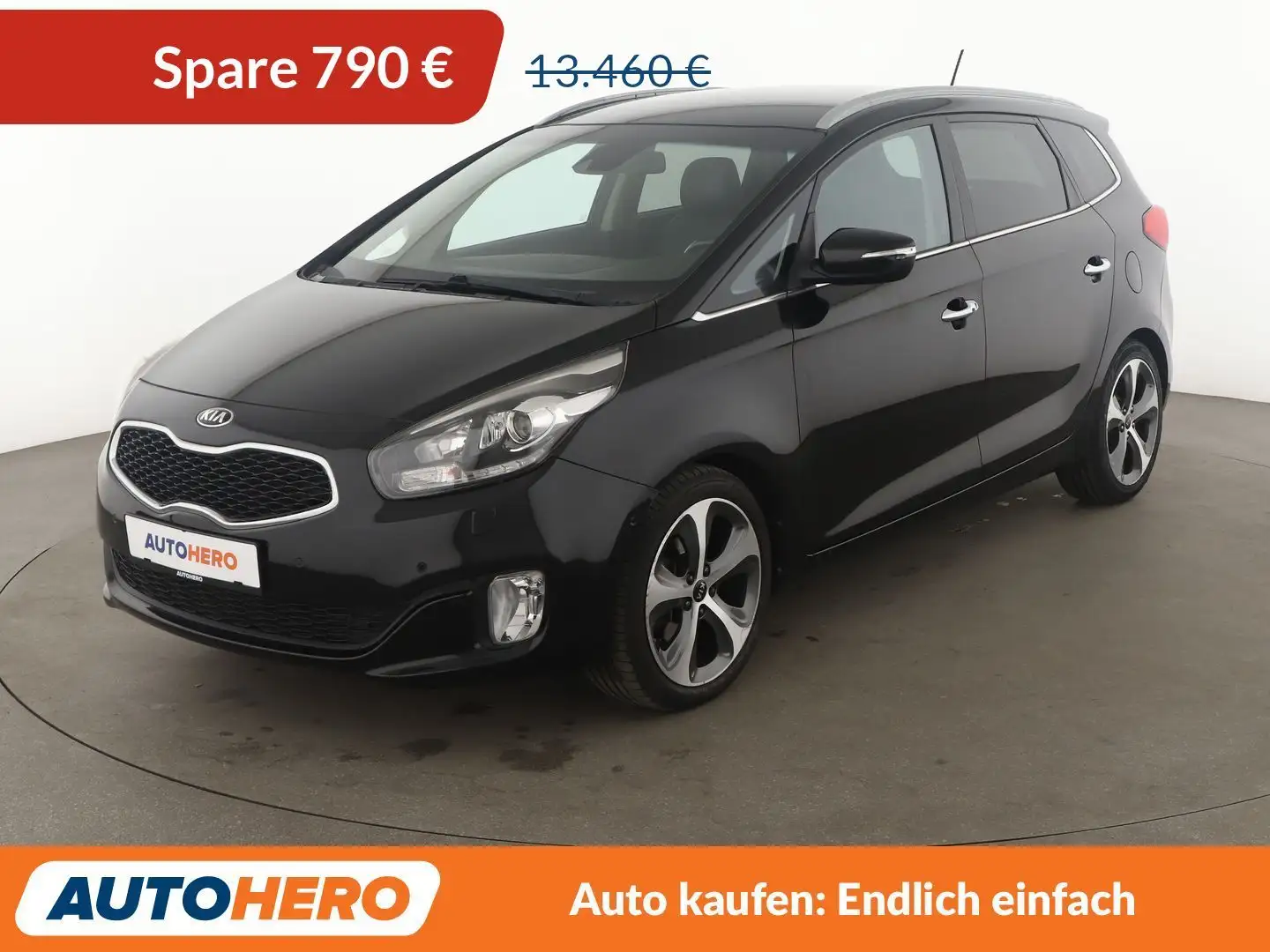 Kia Carens 1.7 CRDi Spirit*NAVI*TEMPO*CAM*PDC*SHZ*KLIMA* Noir - 1