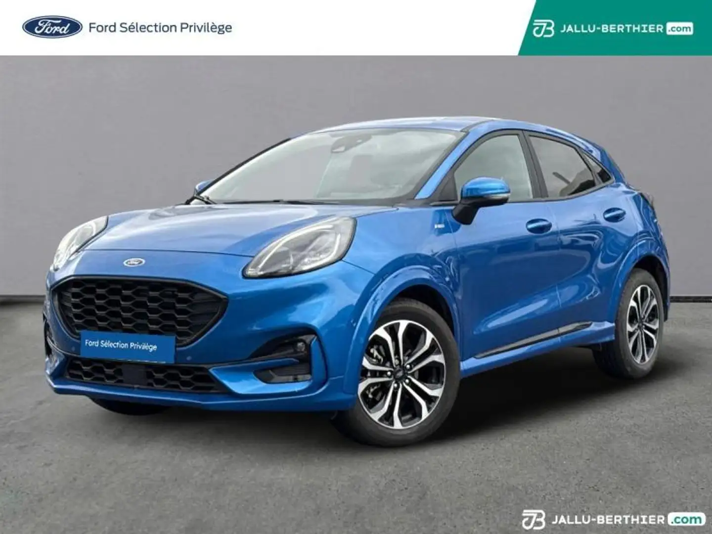 Ford Puma 1.0 EcoBoost 125ch S\u0026S mHEV ST-Line Powershif Bleu - 1