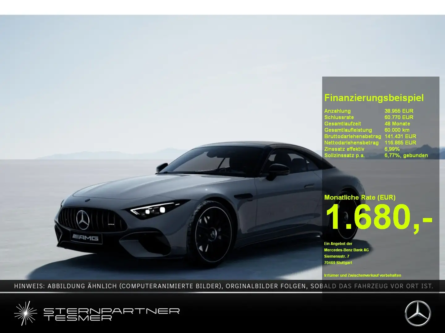 Mercedes-Benz SL 43 AMG AMG SL 43 #PREMIUM PLUS #V8-STYLING #HUD #NIGHT Szary - 1