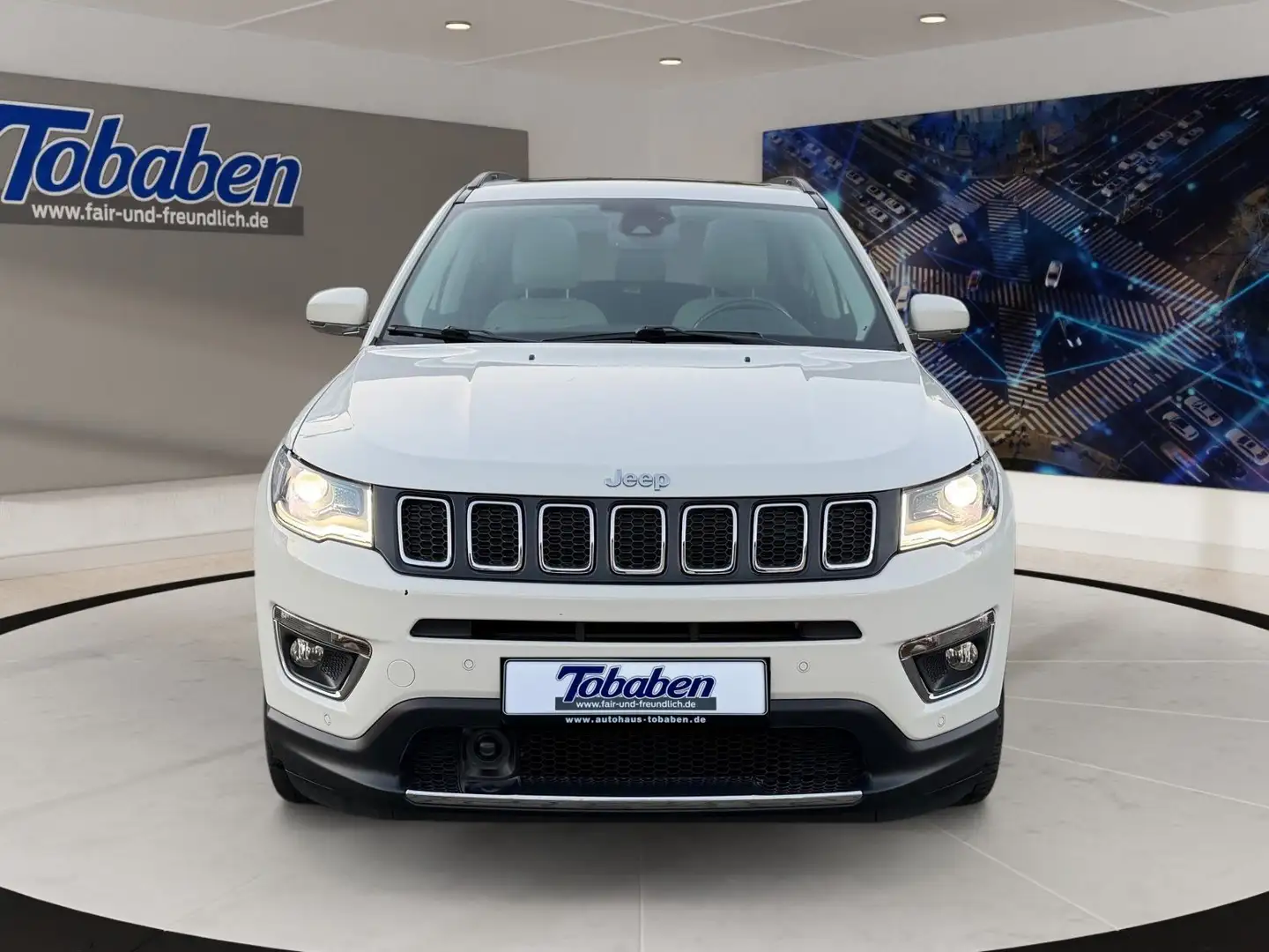 Jeep Compass 2.0 MultiJet Limited 4WD (EURO 6d-TEMP) Blanc - 2
