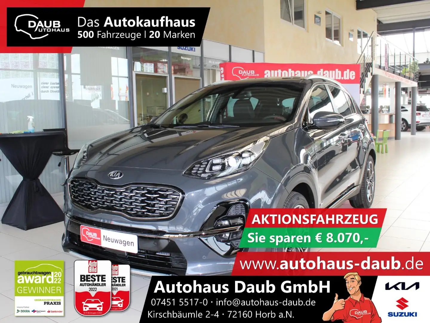 Kia Sportage 1.6T AWD DCT7 GTL + TECH+ LED Dt. FZG! Gri - 2