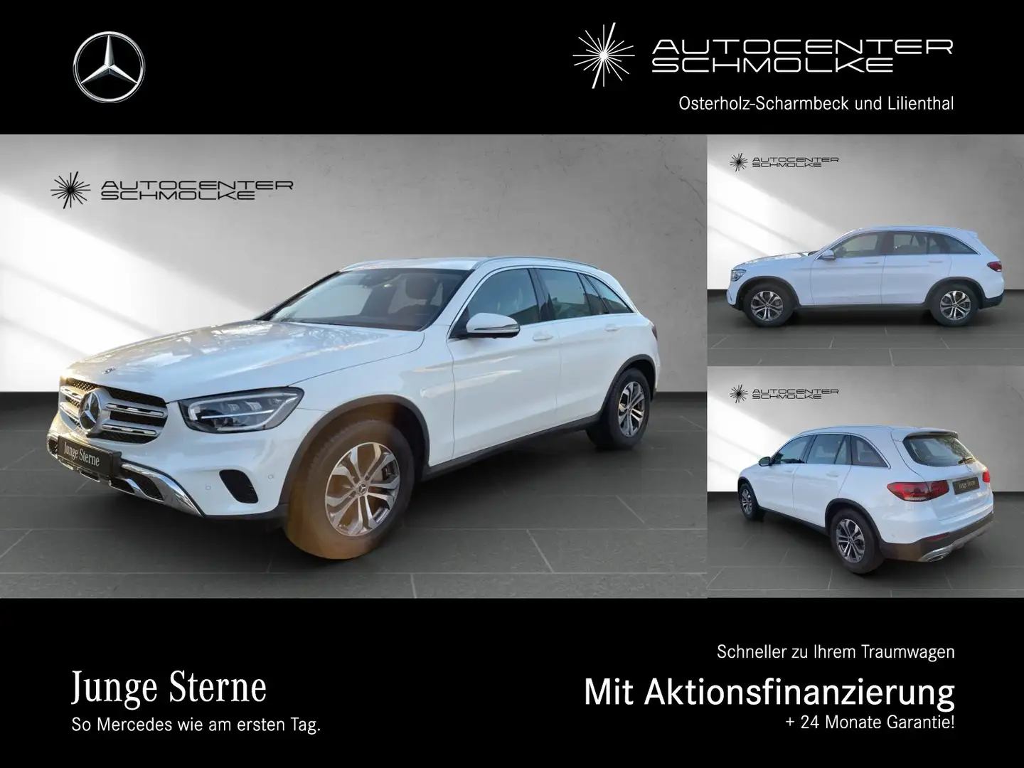 Mercedes-Benz GLC 200 GLC 200 4M AIRMATIC*360°*SPUR-PAKET*MBUX*LED*etc Blanco - 1