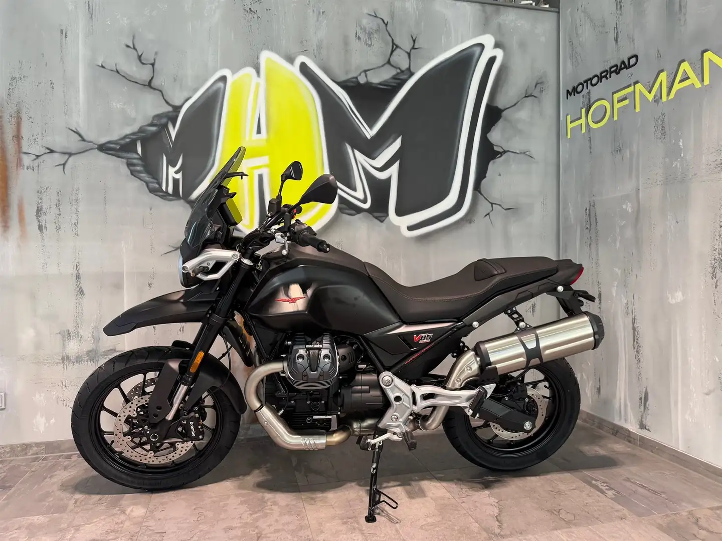 Moto Guzzi V 85 Neufahrzeug Aktion plus 2 Jahre Anschlussgarantie Noir - 2