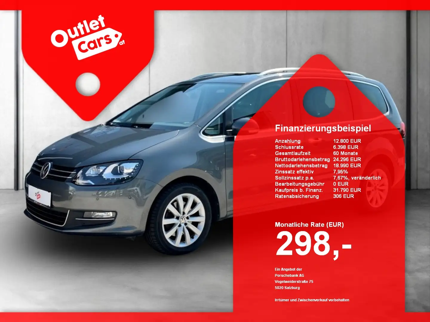 Volkswagen Sharan 1.4 TSI BlueMotionTech Business+ Alcant. Grau - 1