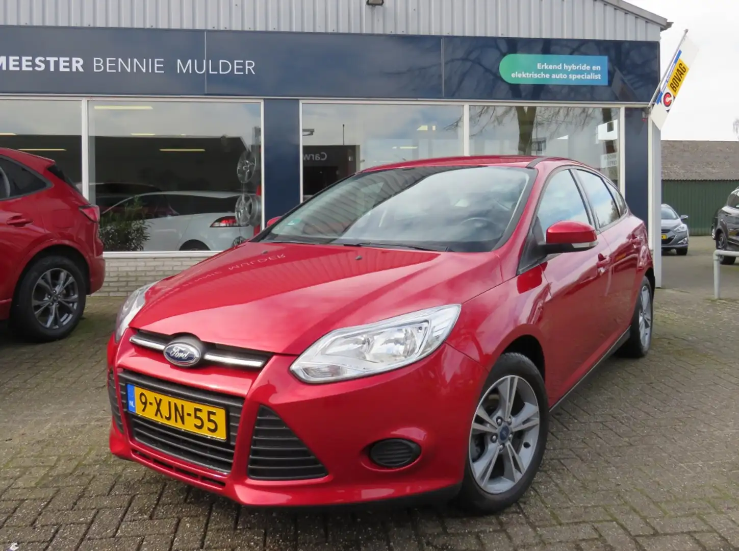 Ford Focus 1.0 EcoBoost Edition NWE. D-RIEM / AIRCO / TREKHAA Rojo - 1