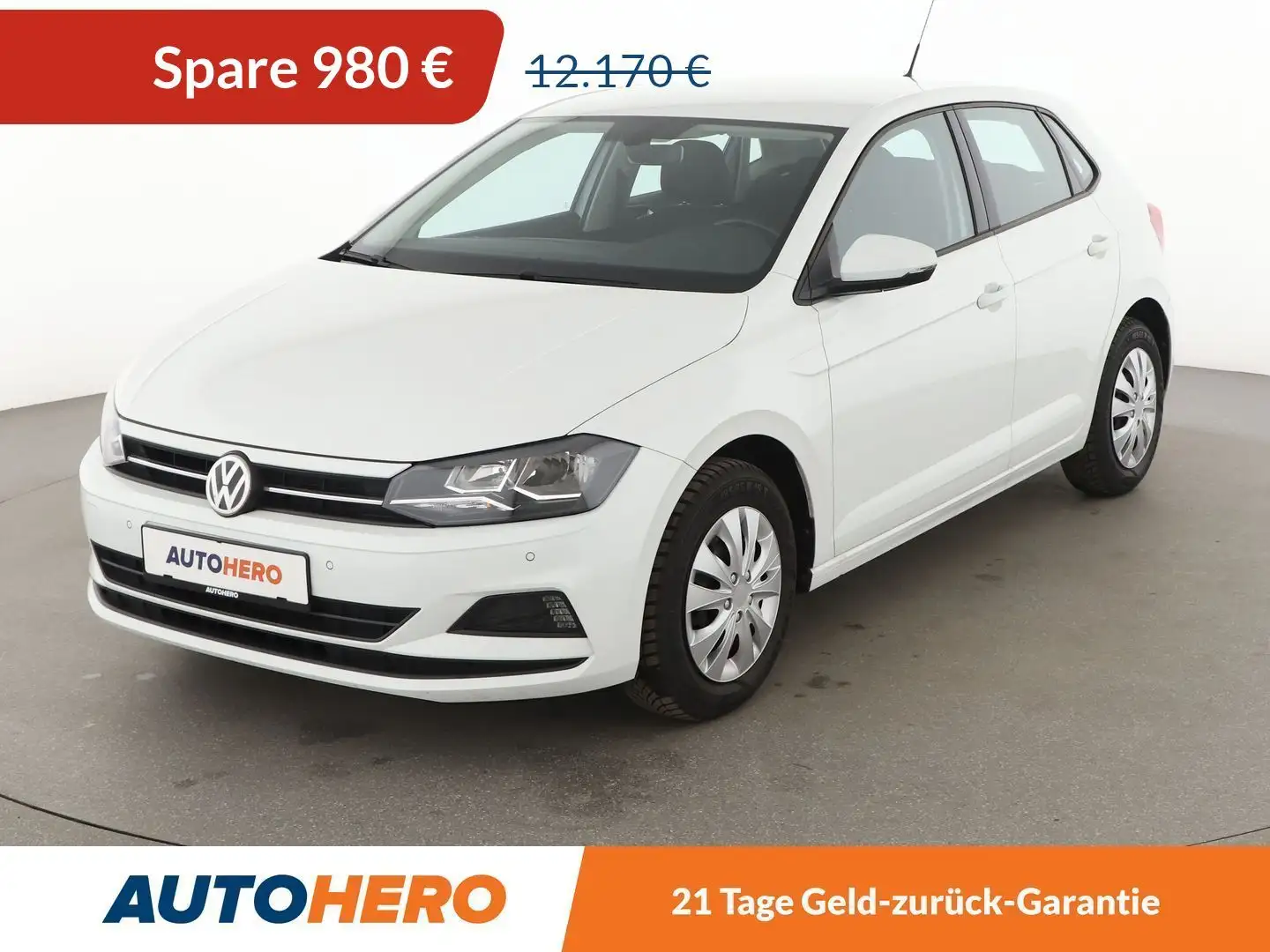 Volkswagen Polo 1.0 Comfortline*TEMPO*PDC*SHZ*KLIMA* Weiß - 1