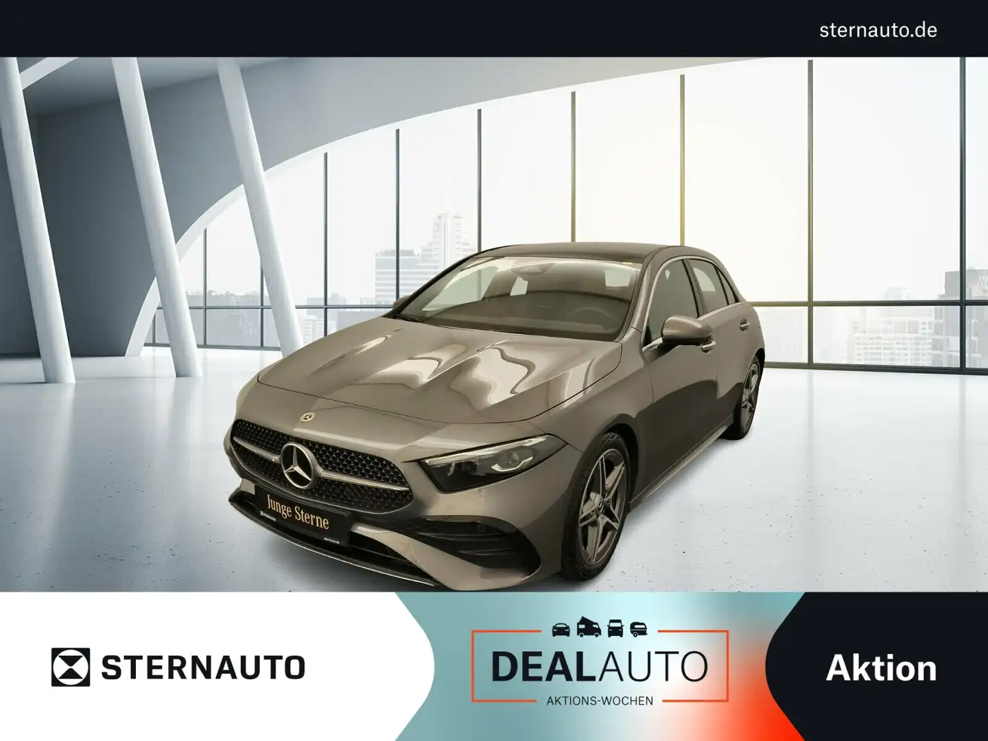 Mercedes-Benz A 200 A 200d Limo AMG Advanced+ Pano AHK Multibeam 360 Grau - 1