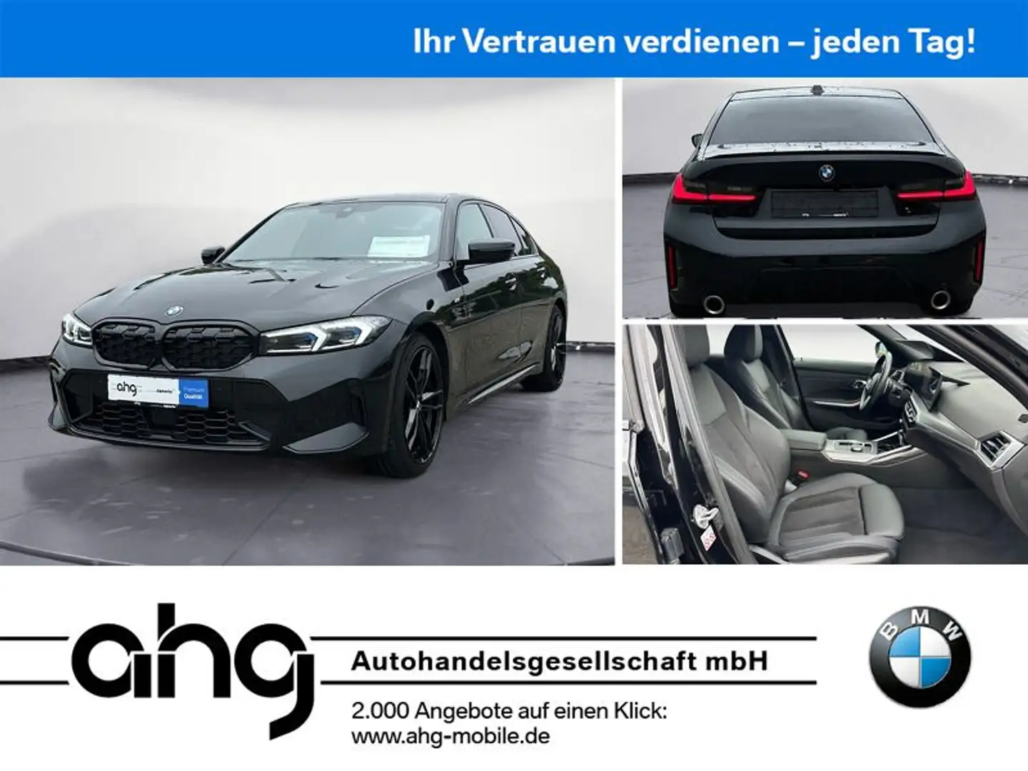 BMW 320 i xDrive M Sportpaket Navi aktive Geschw. Mem Schwarz - 1