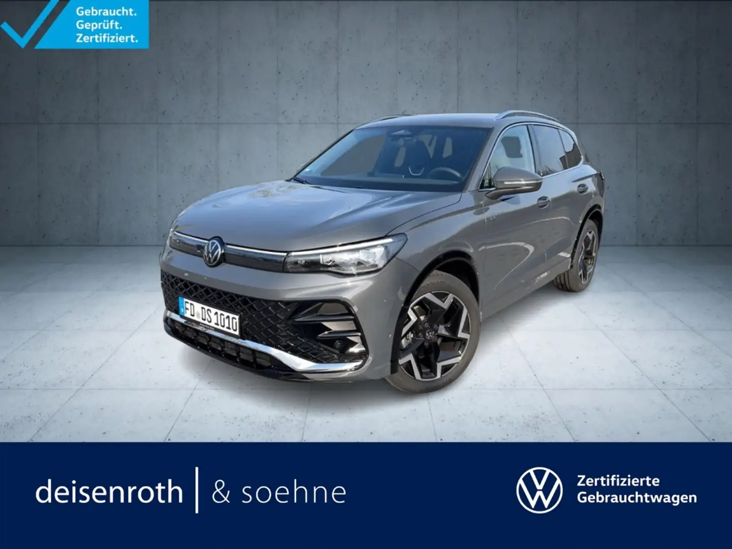 Volkswagen Tiguan R-Line 1.5 eTSI AHK/Nav/LED+/Assist/LHZ/19''/SHZ Grau - 1