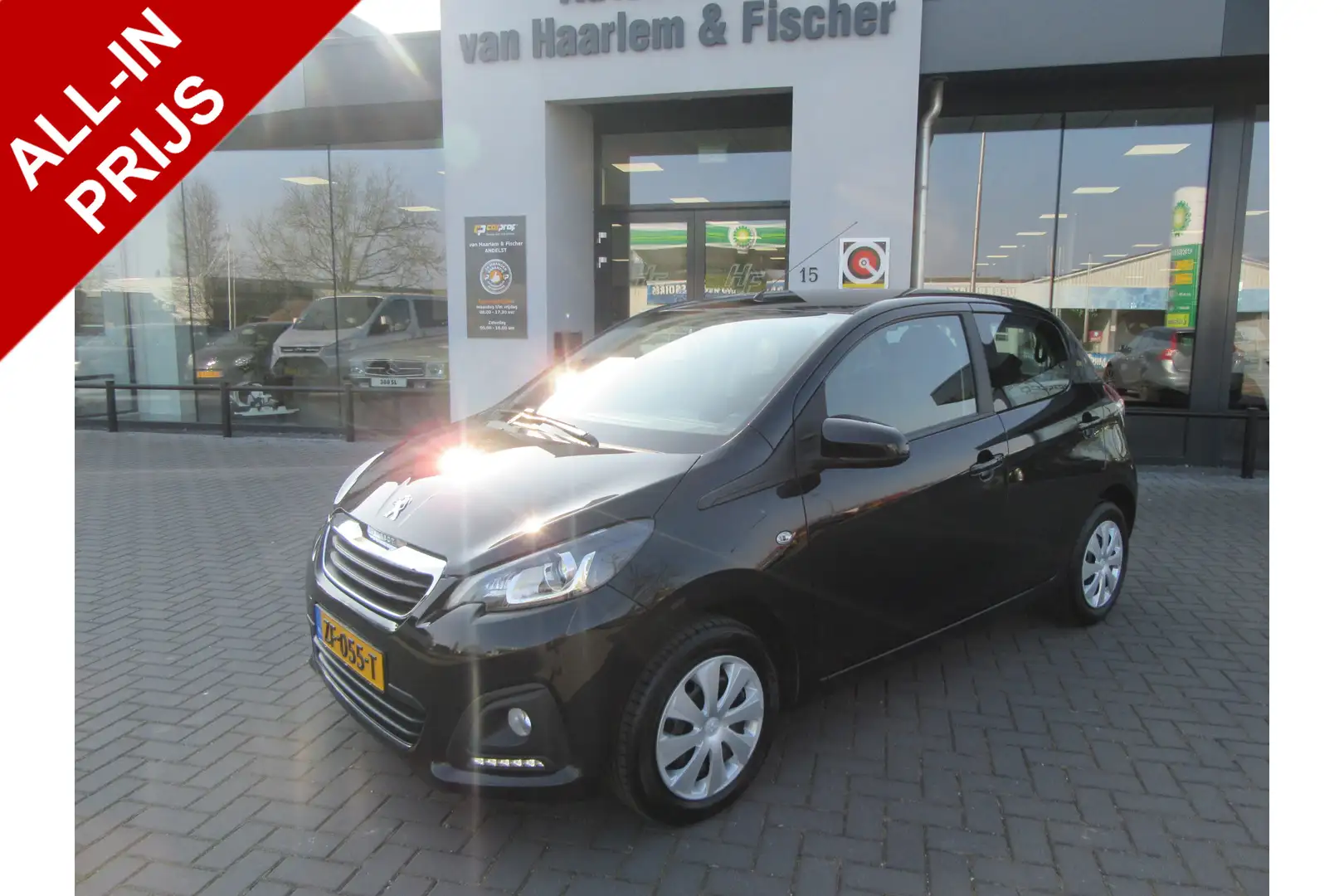 Peugeot 108 1.0 e-VTi Active, Airco, Bluetooth Noir - 1