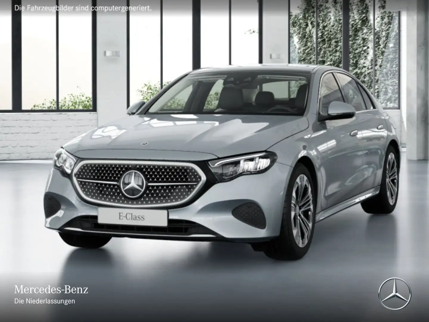 Mercedes-Benz E 300 e Hybrid Avantgarde Fahrass Pano Distr. HUD Silber - 2