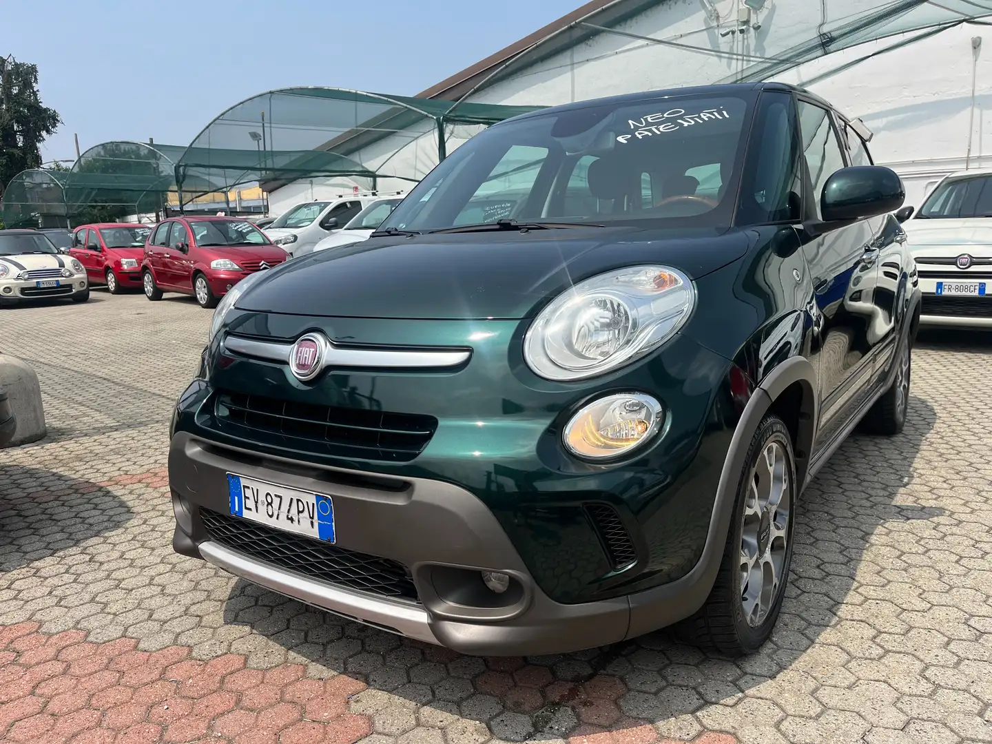 Fiat 500L 500L 1.6 mjt Trekking 105cv Verde - 1